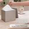 imageCLEAN SKIN CLUB Cement Box for 50 Disposable Clean Towels XL Towels NOT Included Concrete Container for Face Towelettes Bathroom Counter Storage Cleansing Facial Dry WipesTaupe Stone