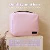 imageCLEAN SKIN CLUB Clean Towels XL Dedicated Travel Cosmetic Makeup Bag Portable Large Capacity Beauty Toiletry Water Resistant Organizer Case with Dividers Zipped CompartmentsLilac