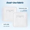 imageClean Skin Club Clean Pads 20 New ampamp Improved Edges Guaranteed Not to Shed ampamp Tear Face Pads Unique Triple Layers Textured ampamp Ultra Soft Side Organic Disposable Cotton Pair with Makeup Remover1 pack