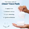 imageClean Skin Club Clean Pads 20 New ampamp Improved Edges Guaranteed Not to Shed ampamp Tear Face Pads Unique Triple Layers Textured ampamp Ultra Soft Side Organic Disposable Cotton Pair with Makeup Remover2 pack