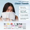 imageClean Skin Club Clean Towels 100 USDA Biobased Dermatologist Approved Face Towel Disposable Clinically Tested Face Towelette Facial Washcloth Ultra Soft Makeup Remover Dry Wipes 1 pack 25 ct100 Count Pack of 4
