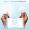imageClean Skin Club Cloud Pads UltraSoft ampamp Thick Face Pads 100 Organic Cotton DermatologistApproved Makeup Remover and Toner Applicator SensitiveSkin Safe 60 Count Pack of 1