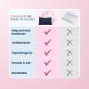 imageClean Sleep Silver Ion Pillowcase Hypoallergenic Pillowcase for BlemishProne ampamp Sensitive Skin Silver Ion Infused PlantBased Fabric Standard Size 1 Pillow Cover Blue