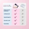 imageClean Sleep Silver Ion Pillowcase Hypoallergenic Pillowcase for BlemishProne ampamp Sensitive Skin Silver Ion Infused PlantBased Fabric Standard Size 1 Pillow Cover Pink