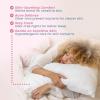 imageClean Sleep Silver Ion Pillowcase Hypoallergenic Pillowcase for BlemishProne ampamp Sensitive Skin Silver Ion Infused PlantBased Fabric Standard Size 1 Pillow Cover Glacier White