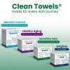 imageClean Skin Club Clean Towels XL Sensitive Skin  UltraSoft Disposable Face Towel Infused with Aloe ampamp Glycerin  DermatologistApproved SingleUse Towelette for Sensitive ampamp Reactive Skin 50 count