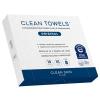 imageClean Skin Club Clean Towels XL Travel Pack 100 USDA Biobased Disposable Face Towel Eczema Association AcceptedDry Wipes TSAApproved Travel Essential1 Pack 10 Ct Total