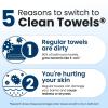 image:imageClean Skin Club Clean Towels Large 100 USDA Biobased Face Towel Disposable Face Towelette Eczema Association Accepted Makeup Remover Dry Wipes Ultra Soft 1 Pack 50 Ct
