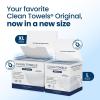 image:imageClean Skin Club Clean Towels Large 100 USDA Biobased Face Towel Disposable Face Towelette Eczema Association Accepted Makeup Remover Dry Wipes Ultra Soft 1 Pack 50 Ct